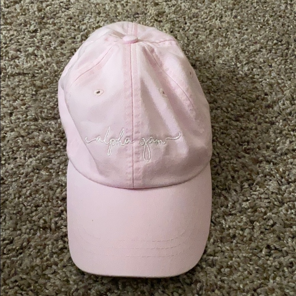 Alpha Gamma Delta sorority hat